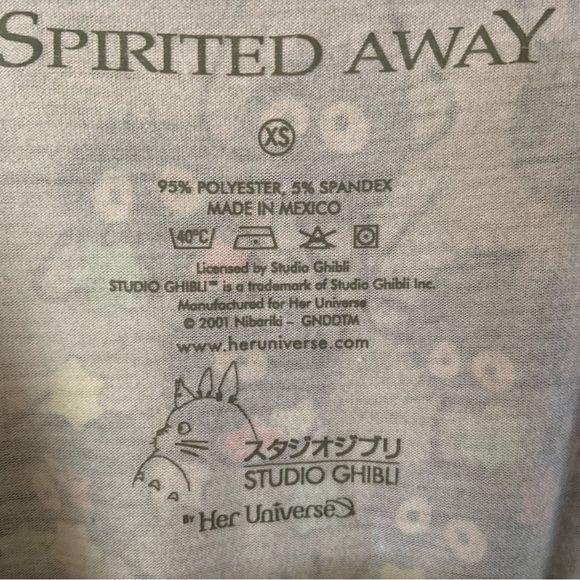 Studio Ghibli Her Universe Spirited Away Soot Sprite Fit&Flare Dress, size XS - Picture 5 of 6